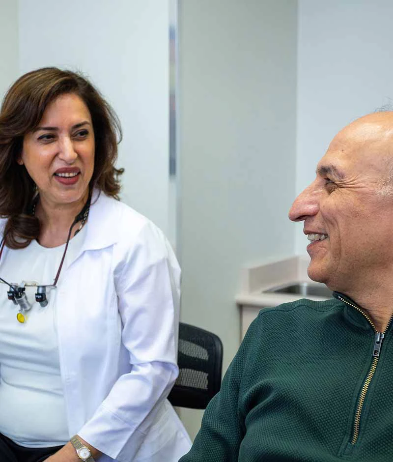 man smiling during his first visit to Maple Ridge Smiles Dental